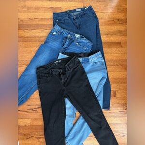 Women's Skinny Jeans Bundle in Black and Blue